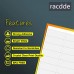 Racdde 30UP 1" x 2-5/8" Address/Barcode FBA Labels for Laser & Inkjet Printers[100 Sheets,3000 Labels] 