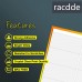 Racdde 10UP 4" x 2" Shipping,Address,Mailing & Barcode Labels for Laser & Inkjet Printers[100 Sheets,1000 Labels] 