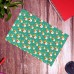 Racdde 100 Count - 10" x 13", Green Christmas Santa Claus Poly Mailer Envelope, Mailing Shipping Bags with Self Seal Strip 
