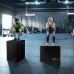 Racdde 3-in-1 Jumping Box, Height Adjustment Fitness Foam Plyometric Box for Jump Training, High Density PE Foam & PVC Cover, 350 lbs Weight Capacity, 30''/24''/20'' 