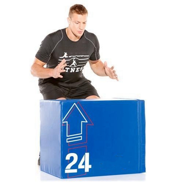 Racdde Soft Wood Plyo Box w/WeightShift Technology - Gronk Fitness Products 
