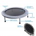 Racdde 36-Inch Folding Trampoline | Quiet and Safe Bounce | Access To Free Online Workouts Included | Supports Up To 250 Pounds