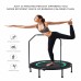 Racdde Foldable Trampoline Rebounder 40 Inch Fitness Trampoline for Kids Adults Workout Max Load 300 lbs Rebounder Jumping Cardio Trainer with Handle for Yoga, Garden, and Other Cardio Exercise 
