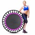 Racdde 40"-48" Silent Mini Trampoline Fitness Trampoline Bungee Rebounder Jumping Cardio Trainer Workout for Adults - Max Limit 330 lbs 
