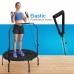 Racdde Mini Trampoline for Adults Folding Exercise Fitness Rebounder with Handle 40-Inch USTR40BUV1