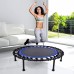 Racdde 40''-48‘’ Silent Fitness Mini Trampoline - Indoor Rebounder for Adults - Best Urban Cardio Jump Fitness Workout Trainer, Covered Bungee Rope System - Max Limit 330 lbs 