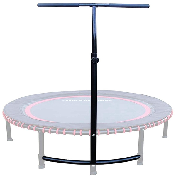 Racdde: Adjustable Stabilizer Bar - Fits All L&R Fitness Trampolines - Grippable & Cushy Foam Handles - Easy Assembly, Slips Over Existing Legs - Trampoline Sold Separately 