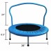 Racdde 36-Inch Folding Trampoline Mini Rebounder ,Suitable for Indoor and Outdoor use, for Two Kids with safty Padded Cover 