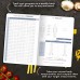 Racdde Food Journal - Daily Food Diary, Meal Planner to Track Calorie and Nutrient Intake, Stick to a Healthy Diet & Achieve Weight Loss Goals. Undated - Start Anytime. A5, Hardcover + Stickers 