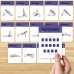 Racdde Yoga Cards, Pose Sequence Flow - 70 Yoga Poses, 9 Sequences - Sanskrit & English Asana Names - Yoga Sequencing & Flow Practice Guide for Beginner & Intermediates - Durable Plastic 