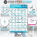Racdde [12-PACK] Laminated Workout Poster Set - Perfect Large Size Workout Posters For Home Gym - Exercise Posters Include Dumbbell, Yoga Poses, Resistance Band, Kettlebell, Stretching & More Fitness Charts 