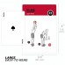 Racdde Medicine Ball Exercise Cards, Set of 62 - for a High Intensity Home or Gym Workout :: 50 Exercises for All Fitness Levels :: Extra Large 3.5 x 5”, Waterproof & Durable, with Diagrams & Instructions 
