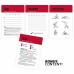 Racdde Medicine Ball Exercise Cards, Set of 62 - for a High Intensity Home or Gym Workout :: 50 Exercises for All Fitness Levels :: Extra Large 3.5 x 5”, Waterproof & Durable, with Diagrams & Instructions 