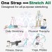 Racdde Stretch Strap - 10 Loops & Non-Elastic Band - The Perfect Stretching Strap for PT(Physical Therapy), Yoga, Workout, Pilates, Dance - [Extra Thick, Durable, Soft - Comes with Travel Bag]
