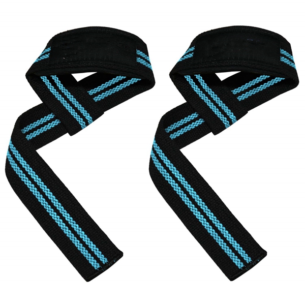 Racdde Lifting Straps (1 Pair) - Padded Wrist Support Wraps - for Powerlifting, Bodybuilding, Gym Workout, Strength Training, Deadlifts & Fitness Workout 