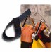 Racdde 1.5" Premium Genuine Leather Lifting Wrist Straps for Men and Women | Sold in Pairs | One Size | Used by Pros to increase Grip Strength and Reduce Slipping while Lifting and Pulling | 1.5” Wide x 20.5" Long  