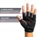 Racdde Pro Non-Wristwrap Weightlifting Gloves with Vented Cushioned Leather Palm (Pair) 