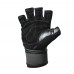 Racdde Training Grip Wristwrap Weightlifting Gloves with TechGel-Padded Leather Palm (Pair) 
