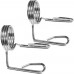 Racdde Pair of 2" Olympic Barbell Spring Clips Collar Clamp 3 Cycle 