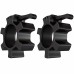 Racdde Aluminum Barbell Collars (1 Pair) - Quick Release Pair of Locking Bar Clips for 2.0" Olympic Bars - Lock Clamps Collar Clips for Weight Lifting, Powerlifting and Cross Training 