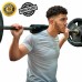 Racdde Squat Pad Barbell Pad - Sponge Foam Pad Protected with Nylon- Neck Groove Provides Relief & Comfort- Adjustable Velcro Perfect for Any Fitness Gym Workout Hip Thrusts Lunges Squats 