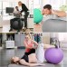 Racdde Exercise Ball (45-85cm) Extra Thick Yoga Ball Chair, Anti-Burst Heavy Duty Stability Ball Supports 2200lbs, Birthing Ball with Quick Pump (Office & Home & Gym) 