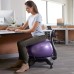 Racdde Classic Balance Ball Chair – Exercise Stability Yoga Ball Premium Ergonomic Chair for Home and Office Desk with Air Pump, Exercise Guide and Satisfaction Guarantee 