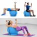 Racdde Ball Chair, Exercise Stability Yoga Ball with Base & Resistance Bands for Home and Office Desk, Flexible Ball Seat with Pump, Improves Balance, Core Strength & Posture 