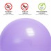Racdde Exercise Ball (Multiple Sizes) Extra Thick Yoga Ball Chair for Fitness, Stability, Balance, Pilates, Birthing - Anti Burst Supports 1000lbs - Includes Quick Pump (Office & Home & Gym) 