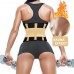 Racdde Waist Trainer Belt for Women, Breathable Sweat Belt Waist Cincher Trimmer Body Shaper Girdle Fat Burn Belly Slimming Band for Weight Loss Fitness Workout 