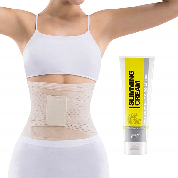 Racdde Trimmer Trainer Corset with Skin Firming and Tightening Sweat Cream 