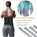 Racdde Mens Waist Trimmer,Widening Neoprene Waist Trainer Ab Belt with Flexible Spring Back Support for Fitness 