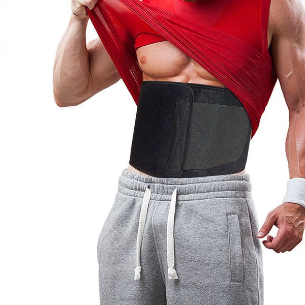 Racdde Best Premium Waist Trainer & Trimmer Ab Sweat Belt For Men & Women. (New & Improved) Help Slim your Tummy & Hips Easier Than Ever Before Wearing a Slimming Sauna Belt. 4 Sizes, 2 Colors & Carry Bag. 