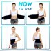 Racdde Waist Trimmer for Weight Loss Workout Sweat Enhancer Exercise Adjustable Wrap and Waist Trainer for Stomach Adjustable Abdominal Muscle & Back Lumbar Support Ab Belt for Man and Women (L) 