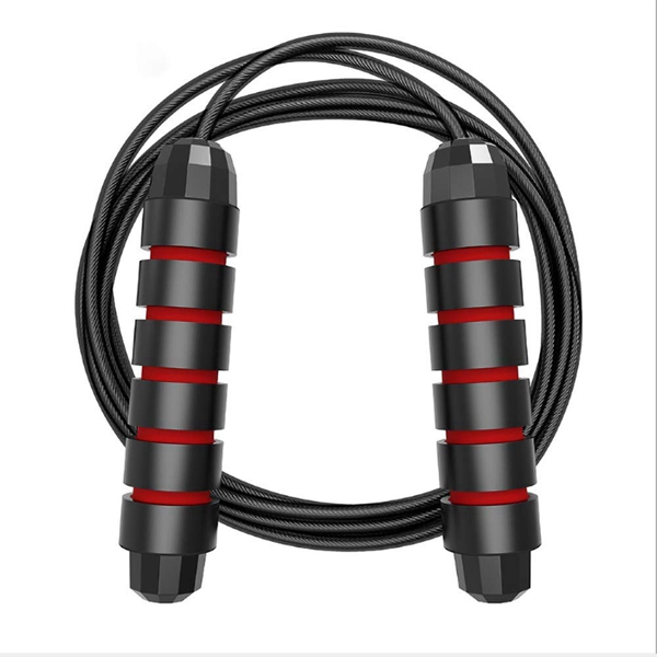 Racdde Jump Rope Tangle-Free Ball Bearing Fast Rope Skipping Adjustable Memory Foam Anti Skid Handle skipping rope New Fitness speed rope for Men and Women Suitable for Aerobic Exercise 