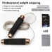 Racdde Weighted Jump Rope for Handle, Adjustable TPU Wire Rope with Bearing Comfortable Foam Handle Skipping Rope, for Workout and Fitness Training for Men Women and Children 