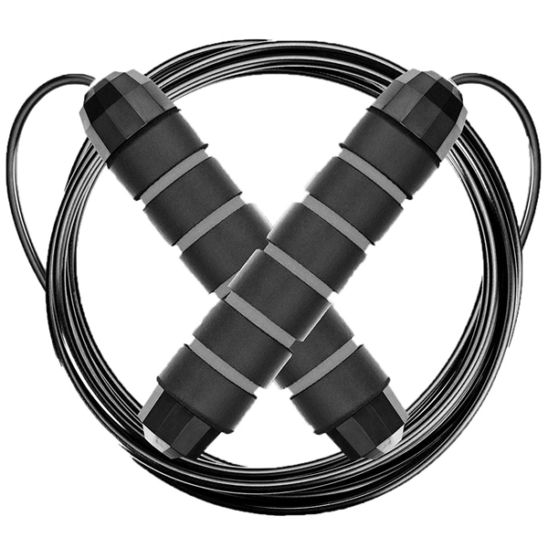 Racdde Jump Rope for Speed and Agility Training | Premium Quality Skipping Rope - Anti-Slip Foam Handles and Adjustable Cable - Perfects Double Unders - Best Equipment for Fitness, MMA, Boxing, WOD, Crossfit 