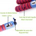 Racdde Jump Rope Kids, 2 Pack Lightweight Skipping Rope,Adjustable Speed Rope for Women Men Adult-Foam Grips Handles Boxing, MMA, Fitness, Workout, Crossfit 