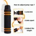 Racdde Weighted Jump Rope (1LB) Thick Speed Cable with Solid Core with Memory Foam Handles for Cadio,Boxing,MMA,Fitness Workouts and Endurance Training,Jumping Exercise 