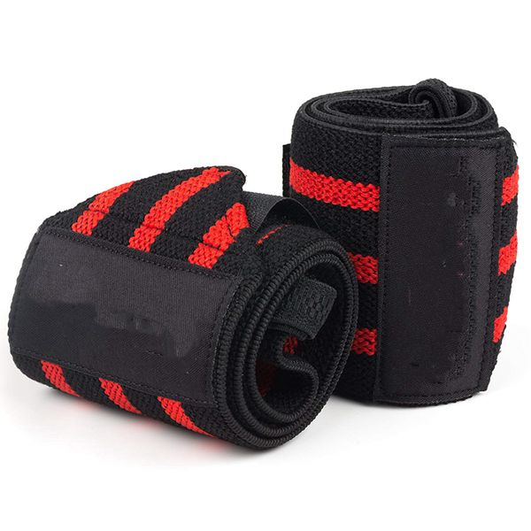  Racdde Wrist Wraps (Premium Quality,18") Superior Materials – Weight Lifting, Powerlifting, Crossfit, Strength Training – One Size Wrist Support for Men and Women 