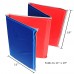 Racdde 1 Inch Rest Mat with Gray Binding, Red/Blue, 5 mil Vinyl 