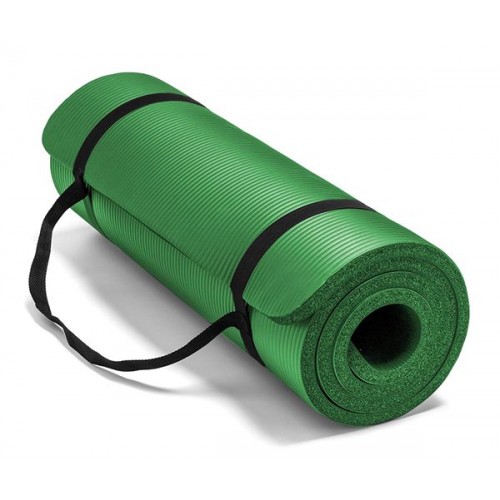 Racdde, Premium 5/8-inch Extra Thick 71-inch Long High Density Exercise Yoga Mat with Comfort Foam and Carrying Straps, for Exercise, Yoga, and Pilates 