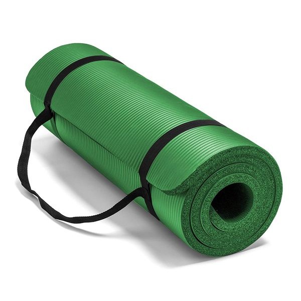 Racdde, Premium 5/8-inch Extra Thick 71-inch Long High Density Exercise Yoga Mat with Comfort Foam and Carrying Straps, for Exercise, Yoga, and Pilates 