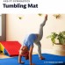 Racdde Gymnastics Tumbling Exercise Folding Martial Arts Mats with Hook & Loop Fasteners 