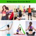 Racdde Resistance Bands, Professional Exercise Bands Long Natural Latex Elastic Bands, Perfect for Strength Training, Physical Therapy, Yoga, Pilates, Stretching