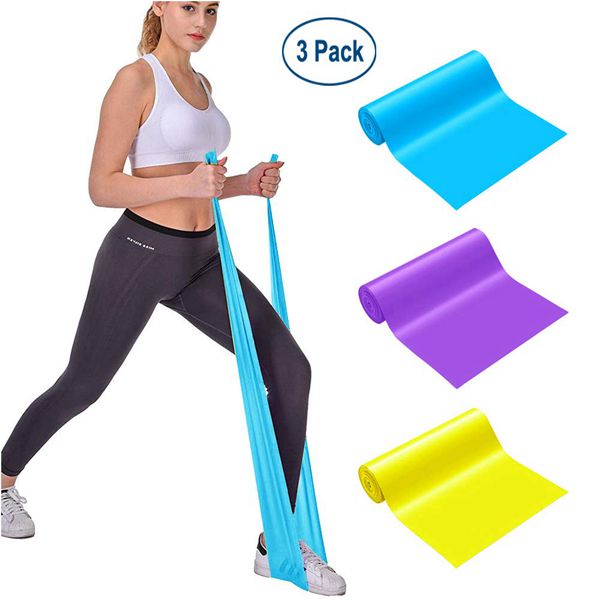 Racdde Resistance Bands, Professional Exercise Bands Long Natural Latex Elastic Bands, Perfect for Strength Training, Physical Therapy, Yoga, Pilates, Stretching