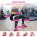 Racdde Resistance Bands for Legs and Butt, Fabric Workout Bands, Women/Men Stretch Exercise Loops, Thick Wide Non-Slip Gym Bootie Band 3 Set for Squat Glute Hip Training 