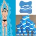 Racdde Pull Buoy Swim Training Float for Swimmers of All Levels EVA Foam Flotation Swimming Aid Equipment High Buoyancy for Leg & Upper Body 