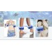 Racdde Foam Swim Aquatic Cuffs, Water Aerobics Float Ring Fitness Exercise Set, Ankles Arms Belts with Quick Release Buckle for Swim Fitness Training Set, Set of 2, Blue 