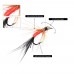 Racdde Fly Fishing Flies Kit with Box, Dry Wet Flies, Nymphs, Streamers for Bass Salmon Trout Fishing 120Pcs/64Pcs 